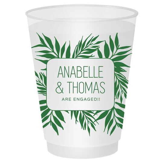 Palm Leaves Shatterproof Cups